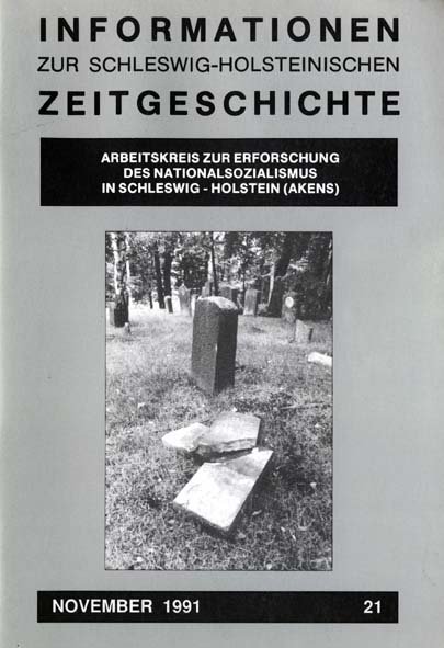 ISHZ 21 Titelbild: Friedhofsschndung in Bad Segeberg im Juli 1988