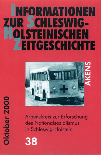 ISHZ 38 Titelbild: So genannter Weisser Bus fr die Evakuierung von KZ-Hftlingen aus Neuengamme, ohne Datum