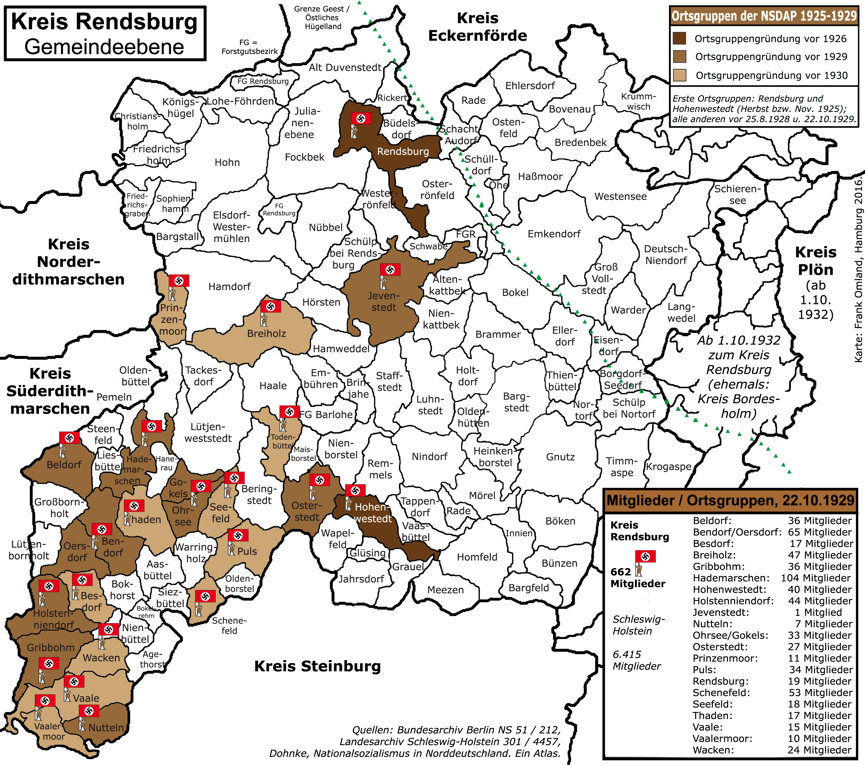 Rendsburg OG NSDAP 1929